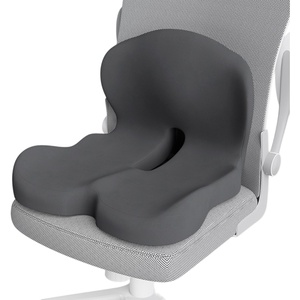 2-in-1 Memory Foam Seat Cushion with <b>Lumbar</b> <b>Support</b> Ergonomic <b>Chair</b> Cushion Back Pain Relief Coccyx Butt Cushion <b>for</b> <b>Office</b> Chai - Product Image 4