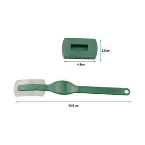 Couteau à pâte de <span class=keywords><strong>boulanger</strong></span> en acier inoxydable écologique, outil de rainurage vert, couteau à découper le pain - Product Image 4