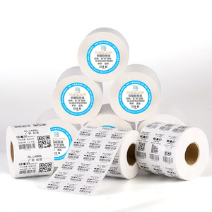 Étiquettes autocollantes en papier glacé, 90-95 mm de large, rectangulaires, pour impression de codes-barres, destinées à l'industrie de la santé - Product Image 4