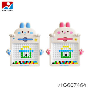 漫画カニ磁気ペン60ビーズDIYプラスチック迷路絵画ボード5-7歳の子供のための創造的な教育描画おもちゃ - Product Image 5