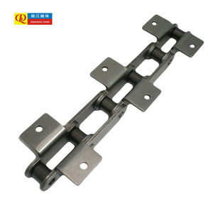 अटैचमेंट के साथ डबल पिच कन्वेयर चेन के लिए मिश्र धातु ट्रांसमिशन औद्योगिक रोलर चेन - Product Image 6