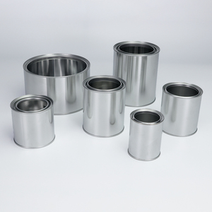 1 Lít Kim Loại Thiếc Tròn Có Thể Rõ Ràng Aerosol Sơn Lon Với Nắp Đậy Cơ Thể Hàn Rỗng Sơn Xô <span class=keywords><strong>1L</strong></span>/Gallon Nhà Máy Trực Tiếp - Product Image 1