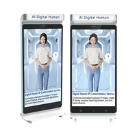 Robot IA, machine tout-en-un interactive humain-numérique IA, réceptionniste intelligent virtuel 3D à grand écran interactif