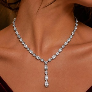 Collar de Diamantes Moissanite Más Vendido para Aniversario de Bodas, Cumpleaños y Regalo Especial Disponible a Buen Precio - Product Image 6