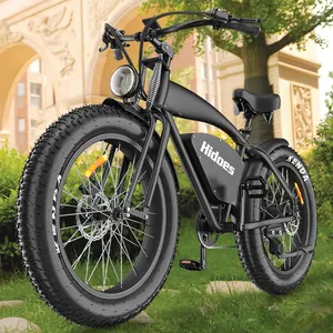 הידוס B3 1200W 26 אינץ' צמיג שמן אופניים חשמליים 7 הילוכים 48V מתח אופניים חשמליים למבוגרים עם מהירות עליונה של 60 קמ""ש