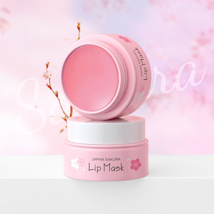 OEM Masque à Lèvres Personnalisé Fleur de Cerisier 8g Double Hydratant Tendre Doux Baume à Lèvres Nourrissant Marque Spot Vente en Gros - Product Image 1