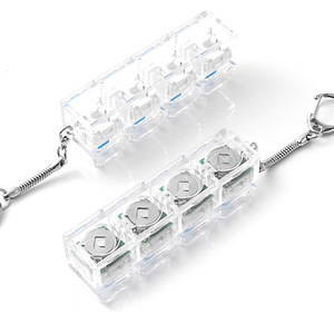 Hzgamer Nouveauté transfrontalière : Bouton anti-stress, Keycaps, Porte-clés, Petit pendentif, Gadget magique pour la réduction du stress - Product Image 1