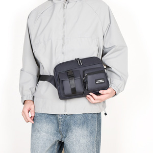 Sac banane étanche pour homme et femme, sacoche de ceinture tendance pour activités de plein air avec fermeture éclair et sangle réglable - Product Image 4