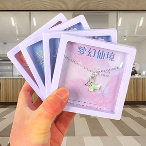 สร้อยคอวงแหวนคู่สำหรับผู้หญิงสไตล์ญี่ปุ่นเกาหลีจี้เรียบง่ายโซ่กระดูกไหปลาร้าสั้นประดับเพชรเครื่องประดับอินเทรนด์ของขวัญ - Product Image 1