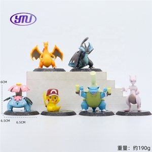 Offre Spéciale 6 pièces ensemble Pokemoned PVC Action Figure Pokemoned <span class=keywords><strong>Battle</strong></span> Posture Figure Pokemoned modèle - Product Image 3