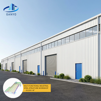 Nouvelle structure en acier robuste Atelier préfabriqué Bâtiment industriel en métal pour les projets de fabrication et de logistique