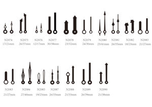 Aiguilles d'horloge longue en métal, accessoires personnalisés - Product Image 5