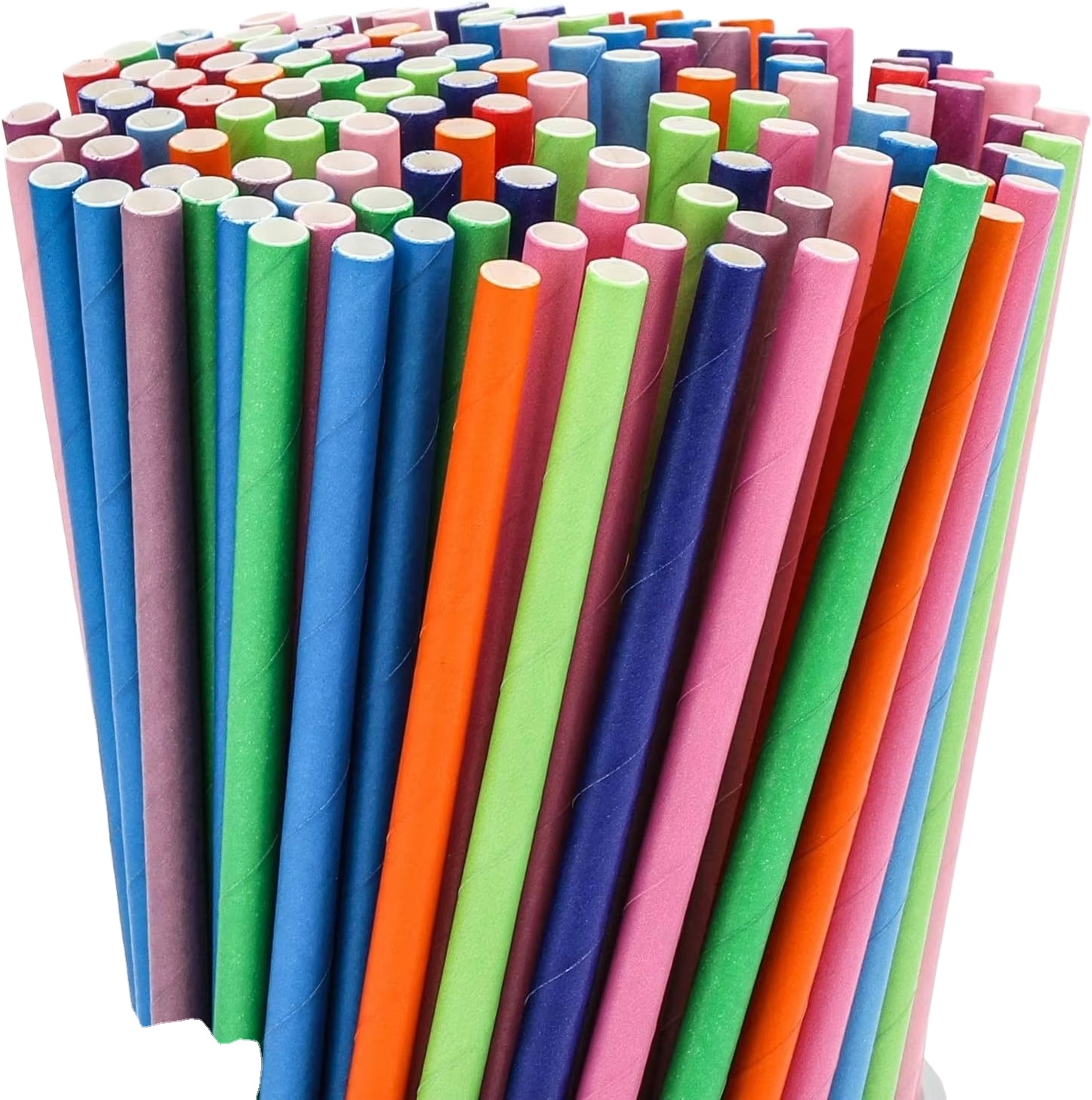 High Quality Supplier Biodegradable Paper Straws Cocktail Drinking Straws for Juice Milk Tea