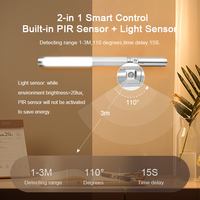 Détecteur de mouvement rechargeable sans fil détecteur de lumière pour armoire
