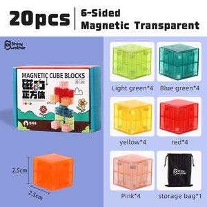 Trẻ Em lứa tuổi 3 + Đầy Màu Sắc Xây Dựng Từ Khối Thiết Lập 20/27/64/100 Mảnh ABS Nhựa Giáo Dục Phát triển Trí Thông Minh Tự Làm Đồ Chơi - Product Image 2