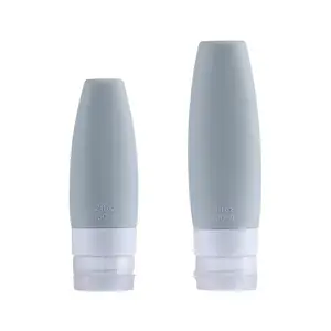 Eversoul có thể ép di động rò rỉ bằng chứng bơm lại Silicone vệ sinh du lịch container đặt du lịch chai cho chăm sóc cá nhân