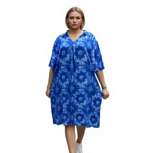 Collection de Robes Élégantes à Motifs Floraux pour Femmes, Longueur Genou, Taille Haute, Confortables pour le Quotidien, Silhouette Décontractée, Idéales pour les Vacances - Product Image 1