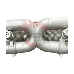 Vortex Stainless Steel Valved Catback <b>Exhaust</b> for Audi R8 V10 5.2L with Heat Shield <b>Silencer</b> Dual Outlets Pipeline Mod U - Product Image 5