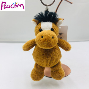 Chất lượng cao <span class=keywords><strong>Plush</strong></span> Horse <span class=keywords><strong>Keychain</strong></span> mềm đồ chơi tùy chỉnh nhồi ngựa Keyring túi Mặt dây chuyền trẻ em Đồ chơi - Product Image 2