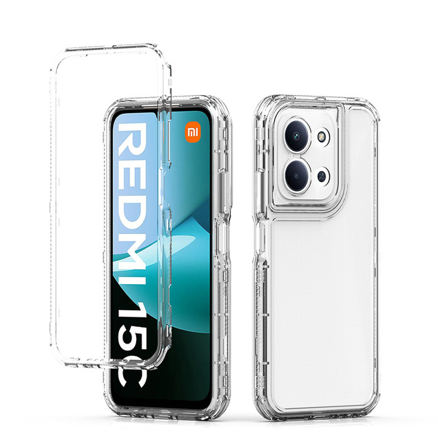 New 2026 TPU+PC+Acrylic 360 Full Body Protective Clear Back Cover Mobile Phone Case for Xiaomi 17 17Ultra