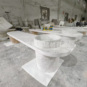 New Magic Stone UHPC Tree Pit Bench One Piece Prefabricated Outdoor Garden Landscape <b>Cement</b> Bench Corrosion Resistant - Product Image 3