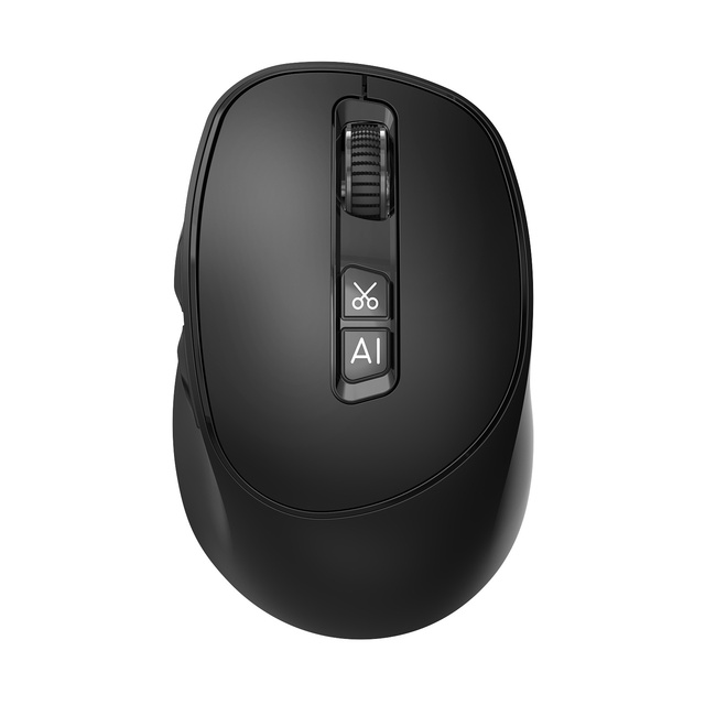 AI Smart Wireless 2.4G Ergonomic Dual-Mode USB Optical Mouse V22 Voice Typing Translation Deepseek Large Model Conversation