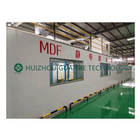Ligne de revêtement de poudre Mdf électrostatique automatique à faible Budget/cabine/four à gaz