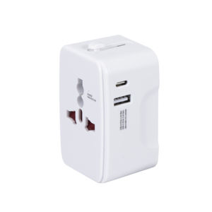 Offre spéciale du fabricant Foxcan 1C + 1A chargeurs de voyage adaptateur de prise universel pour téléphones mobiles et ordinateurs portables pour UK AUS EU & Japan - Product Image 1