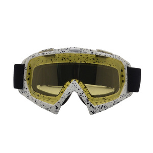 Motorcycle Goggles Full Rim Spherical Lens Anti Fog Outdoor Sports Goggles Men's <b>Plastic</b> Frame <b>Polycarbonate</b> Lens 833FW - Product Image 1