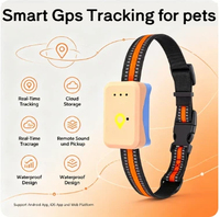 Dispositif de localisation intelligent pour animaux de compagnie avec suivi de la santé, GPS, compteur de pas, enregistrement des calories, de l'activité et du temps, 4G LTE