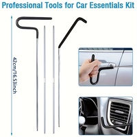 Kit d'outils pour portières de voiture avec pompe à air gonflable, outils de fixation pour ouverture de fenêtres et portières de voiture, kits à longue portée et sac de transport