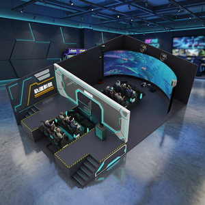 สวนสนุก VR แบบหลายผู้เล่น ชมภาพยนตร์ 3 มิติ แบบไม่ต้องใช้แว่นตา ระบบ XD Motion Flight Track Cinema สำหรับในร่ม ทำจากโลหะ เหมาะสำหรับบ้านและโรงเรียน - Product Image 2