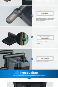 XBL-600 filtre d'aquarium mural haute puissance 5W filtre de merde de <span class=keywords><strong>poisson</strong></span> tropical média fait éponge décoration de la maison - Product Image 4