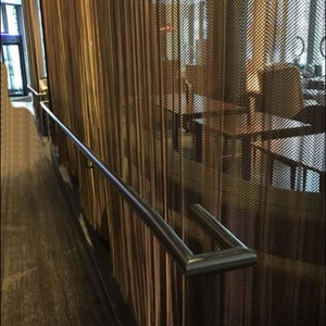 Rideau d'eau en chaîne métallique, maille décorative en acier inoxydable, maille de décoration de plafond, cloisons en maille pour lamination de verre - Product Image 5