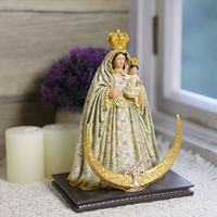 Statues religieuses catholiques en résine, ornements chrétiens catholiques, statue de la Vierge Marie, statue chrétienne de 16 cm de haut