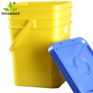 Approvisionnement d'usine de fabrication en Chine seaux carrés en plastique de 20L/5 gallons seau carré avec couvercle en vente - Product Image 4