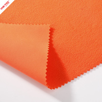 100D 210T Poliéster Spandex Tela elástica 3 capas Impermeable Softshell Polar Patrón de tejido Ropa funcional para exteriores