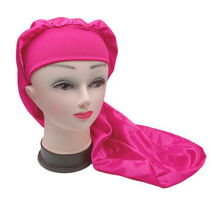 Bonnet de sommeil extra long en satin Bonnet à la mode pour femme avec cheveux longs Accessoires pour <span class=keywords><strong>dreadlocks</strong></span> et tresses - Product Image 5