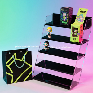Acrylic <strong>Display</strong> <strong>Rack</strong> for Blind Boxes &amp; Figurines, Acrylic <strong>Display</strong> Stand for Toy Collection Can Buy Gift Boxes and Carry Bags - Product Image 5