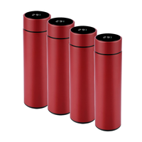 Bouteille d'eau isotherme intelligente de 500 ml avec marqueurs de temps et de température pour la chambre