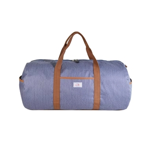 Gray Oxford Duffle <b>Bag</b> With Adjustable Strap Large Capacity Gym Travel <b>Bag</b> Unisex Zipper Closure 36–55L - Product Image 2