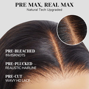 วิกผมดิบแบบอินเดียทำจากลูกไม้ด้านหน้าวิกผมมนุษย์ติดลูกไม้แบบเต็ม100% สำหรับผู้หญิงผิวดำ - Product Image 3