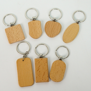 Customised Portable Keychain <b>Lanyard</b> Polished Wood Oak Wood <b>Key</b> Ring <b>for</b> Promotional Gifts - Product Image 3