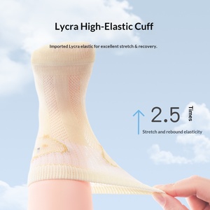 <span class=keywords><strong>Meilleures</strong></span> <span class=keywords><strong>chaussettes</strong></span> en coton pour bébé, fines, respirantes, à motif de dessin animé, mi-mollet, sans coutures, pour l'été - Product Image 4