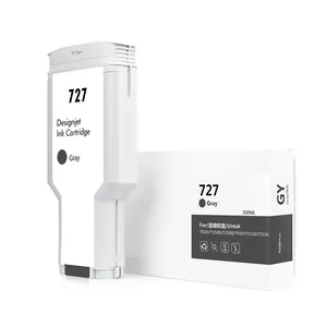 Tanque de tinta 727 Color Premium Compatible con <span class=keywords><strong>HP</strong></span> DesignJet T920 T1530 T1500 T2500 T2530 Impresora Genérico HP727 Cartucho de tinta - Product Image 3