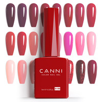 Nouveau vernis à ongles en gel CANNI 9ml, 192 couleurs, sans HEMA, pour manucure française, vernis à ongles en gel, laque UV LED