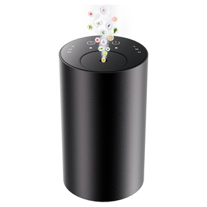 Diffuseur d'arômes USB portable pour voiture, 10 ml/20 ml, aluminium noir, rechargeable, sans eau, huile essentielle pure, 1 pièce pour la maison, LOGO personnalisé - Product Image 1