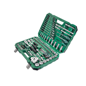 Auto Repair Sleeve <strong>Set</strong> Hand <strong>Combination</strong> Ratchet <strong>Wrench</strong> Tool Complete <strong>Set</strong> Chrome Vanadium Steel 123 Pieces Mirror Sleeve <strong>Set</strong> - Product Image 6