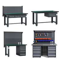 Banc de travail industriel personnalisé OEM/ODM en acier laminé à froid robuste, capacité de charge de 1000 kg, revêtement électrostatique en poudre pour
