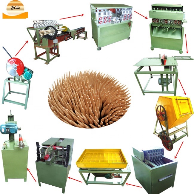 Toothpick Machine De Production Wooden Bamboo
